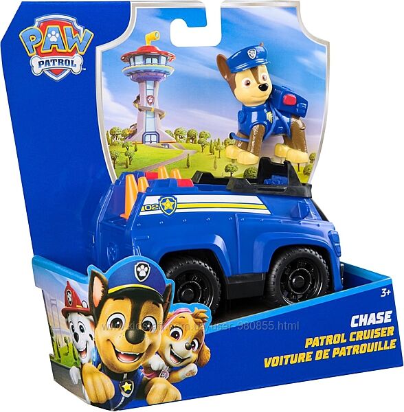 Оригінал Paw Patrol, Chases Patrol Cruiser Гонщик Щенячий патруль Чейз