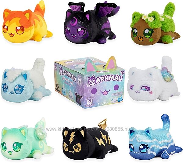 Плюшева іграшка Aphmau MeeMeow Mystery Plush Series 8, Кицька, котики котик