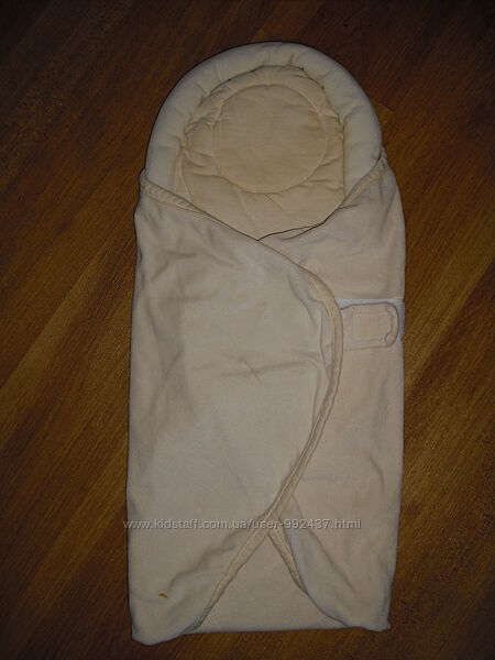 Конверт - пеленка-кокон с подголовником для новорожденных Mothercare