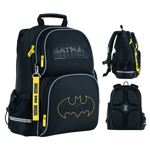 Рюкзак шкільний Kite Education DC Comics Batman DC24-702M LED