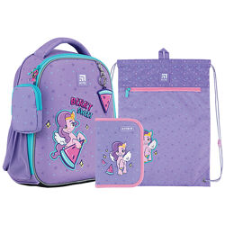 Шкільний набір Kite My Little Pony SETLP24-555S рюкзак, пенал, сумка