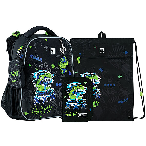 Шкільний набір Kite Roar SETK24-531M-5 рюкзак, пенал, сумка