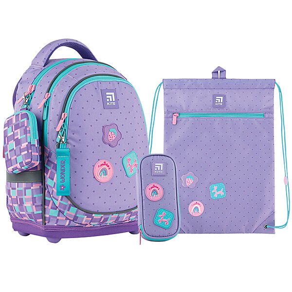 Шкільний набір Kite Cheers SETK24-724S-2 рюкзак, пенал, сумка