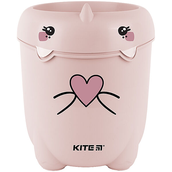 Контейнер для сміття Kite K24-005-2, світло-рожевий