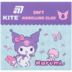 Пластилін восковий Kite Kuromi HK24-082, 8 кольорів, 160 г