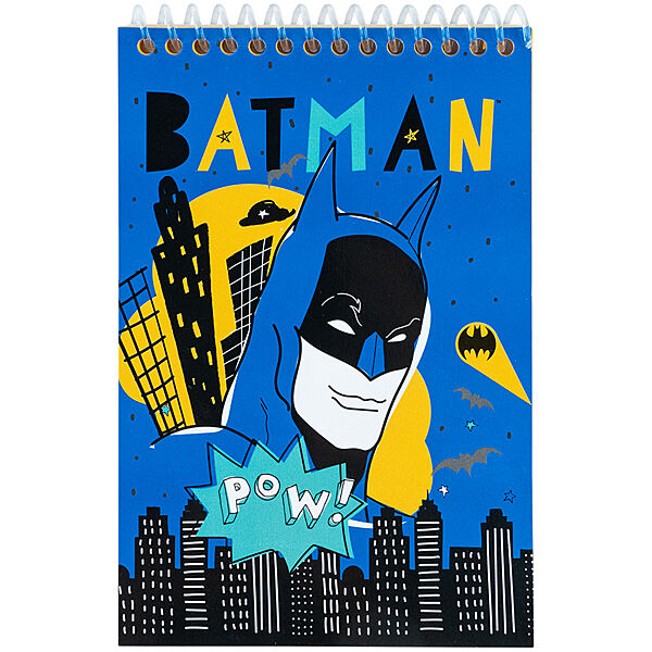 Блокнот на спіралі Kite DC Comics DC25-196, А6, 48 аркушів, нелінований