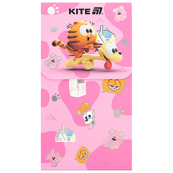 Блокнот на магніті Kite Garfield GF24-092, 60 аркушів, клітинка