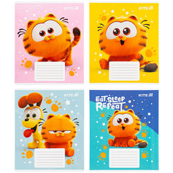 Зошит шкільний Kite Garfield GF25-235, 12 аркушів, коса лінія