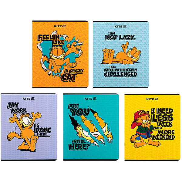 Зошит шкільний Kite Garfield GF25-238, 24 аркуші, клітинка
