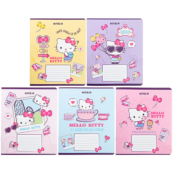 Зошит шкільний Kite Hello Kitty HK23-236, 18 аркушів, клітинка