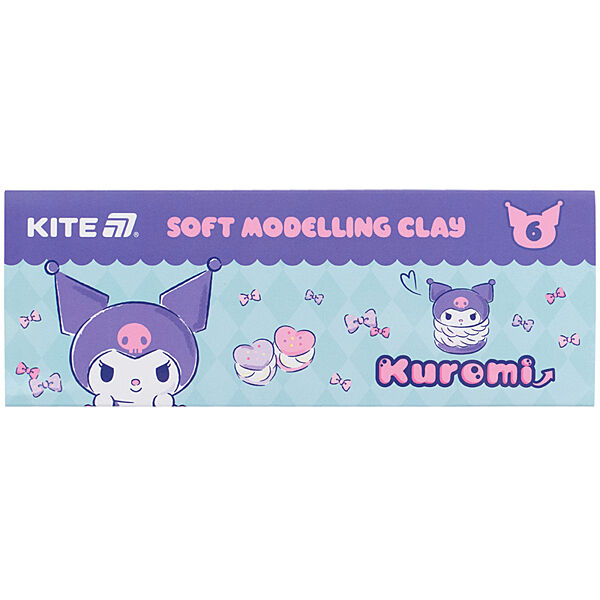 Пластилін восковий Kite Kuromi HK24-081, 6 кольорів, 120 г
