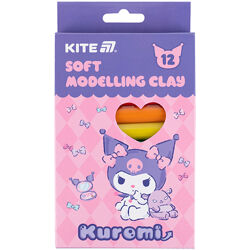 Пластилін восковий Kite Kuromi HK24-086, 12 кольорів, 200 г