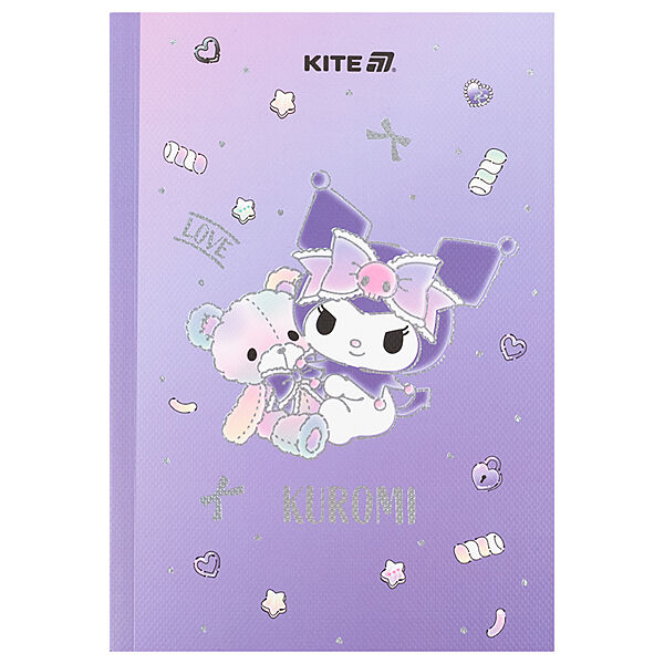 Блокнот Kite Kuromi HK24-091-2, А5, 40 аркушів, клітинка