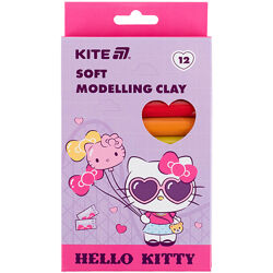 Пластилін восковий Kite Hello Kitty HK25-086, 12 кольорів, 200 г