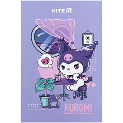 Блокнот Kite Kuromi HK25-193, термобіндер, А5, 64 аркуші, нелінований