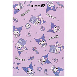 Блокнот-планшет Kite Kuromi HK25-194-1, A5, 50 аркушів, клітинка