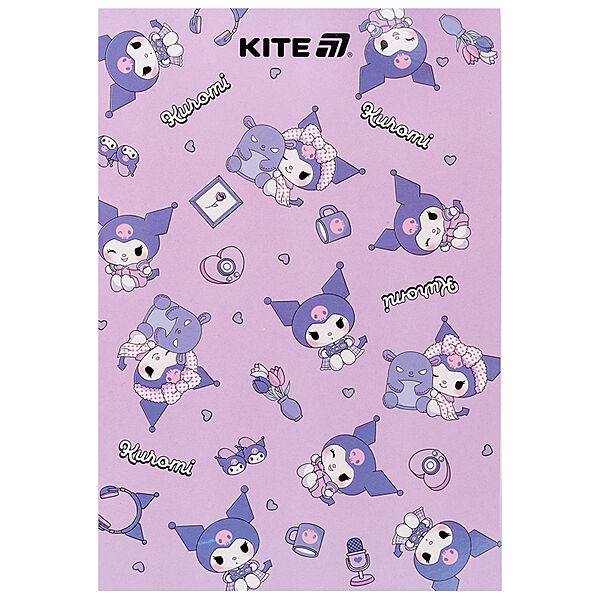 Блокнот-планшет Kite Kuromi HK25-194-1, A5, 50 аркушів, клітинка