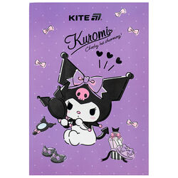 Блокнот-планшет Kite Kuromi HK25-194-2, A5, 50 аркушів, клітинка