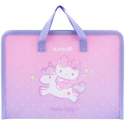 Папка-портфель на блискавці Kite Hello Kitty HK25-202-1, 1 відділення, A4