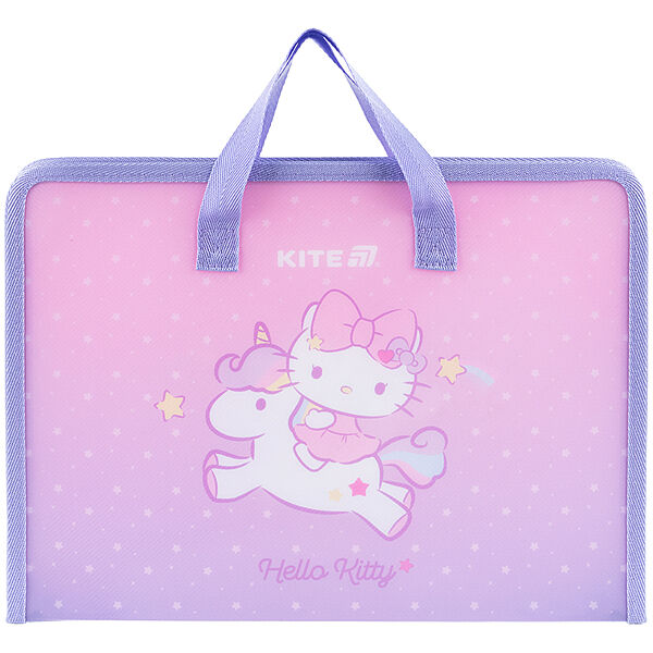 Папка-портфель на блискавці Kite Hello Kitty HK25-202-1, 1 відділення, A4