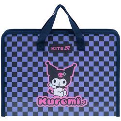 Папка-портфель на блискавці Kite Kuromi HK25-202-2, 1 відділення, A4