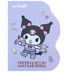 Блокнот Kite Kuromi HK25-223-2, А6, 60 аркушів, клітинка