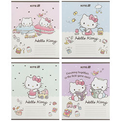 Зошит шкільний Kite Hello Kitty HK25-235-1, 12 аркушів, коса лінія