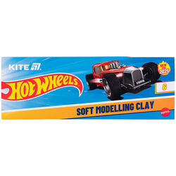 Пластилін восковий Kite Hot Wheels HW25-081, 6 кольорів, 120 г