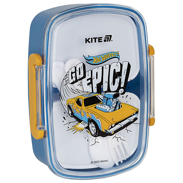 Ланчбокс з наповненням Kite Hot Wheels HW25-181, 750 мл