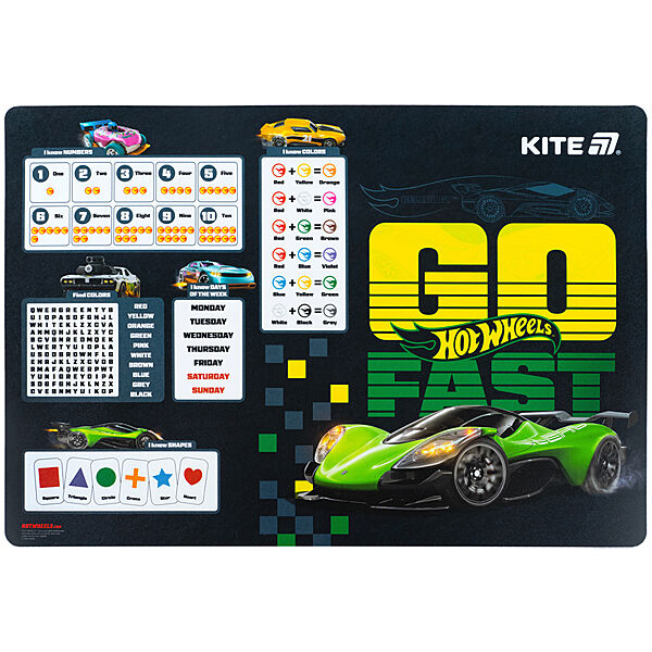 Підкладка настільна Kite Hot Wheels HW25-207-1