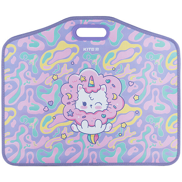 Портфель на липучках Kite Rainbow Catcorn K24-208-1, 1 відділення, A3