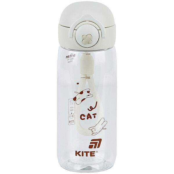 Пляшечка для води Kite K25-1236-1, 480 мл, біла