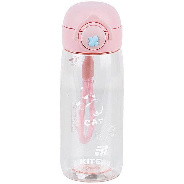 Пляшечка для води Kite K25-1236-3, 480 мл, рожева