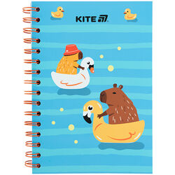 Блокнот на спіралі Kite Cute 2 K25-1911-2, А5, 80 аркушів, клітинка