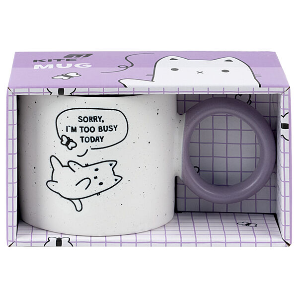 Чашка Kite Busy cat K25-220-1, 370 мл