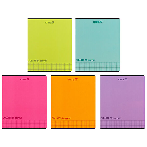 Зошит шкільний Kite One color K25-238-2, 24 аркуші, клітинка