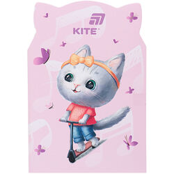Блокнот Kite Pink cat K25-461-2, 48 аркушів, клітинка