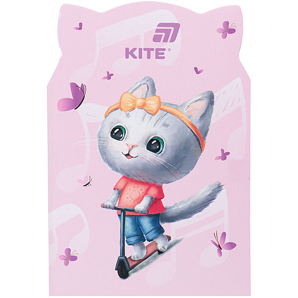Блокнот Kite Pink cat K25-461-2, 48 аркушів, клітинка
