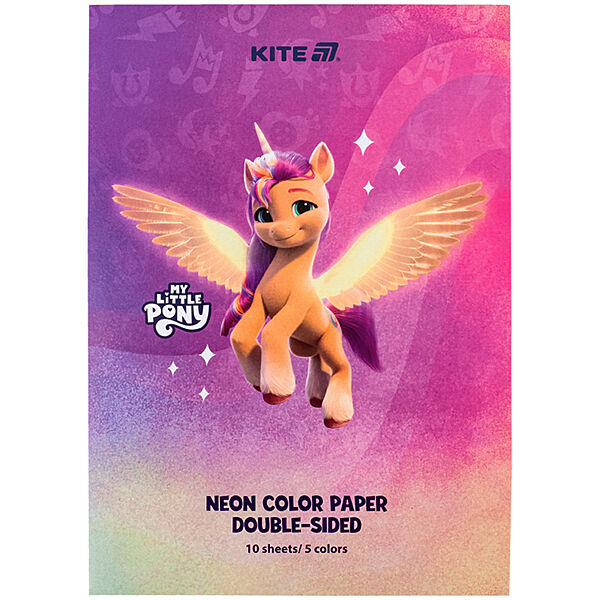 Папір кольоровий неоновий Kite My Little Pony LP24-252, A4
