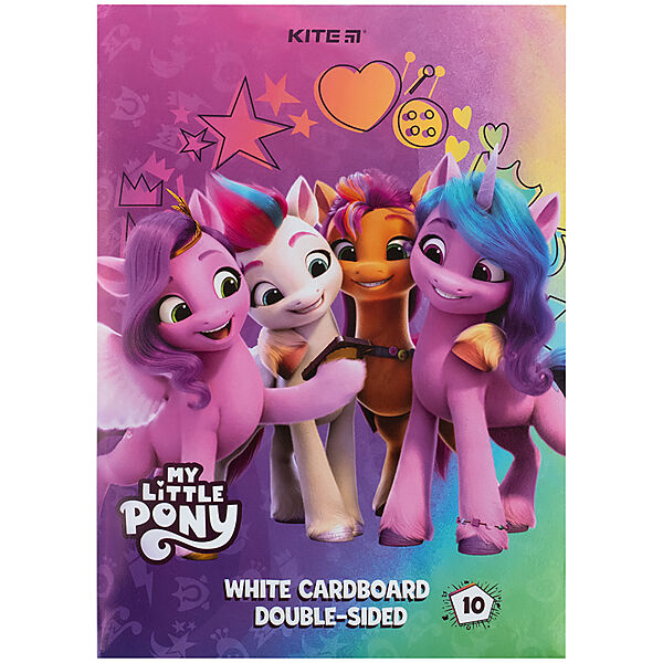 Картон білий Kite My Little Pony LP24-254, А4, 10 аркушів
