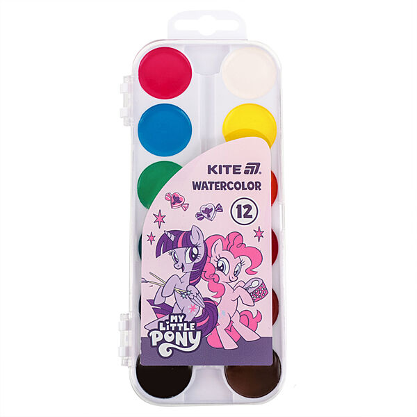 Фарби акварельні Kite My Little Pony LP25-061, 12 кольорів