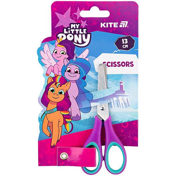 Ножиці дитячі з гумовими вставками Kite My Little Pony LP25-123, 13 см