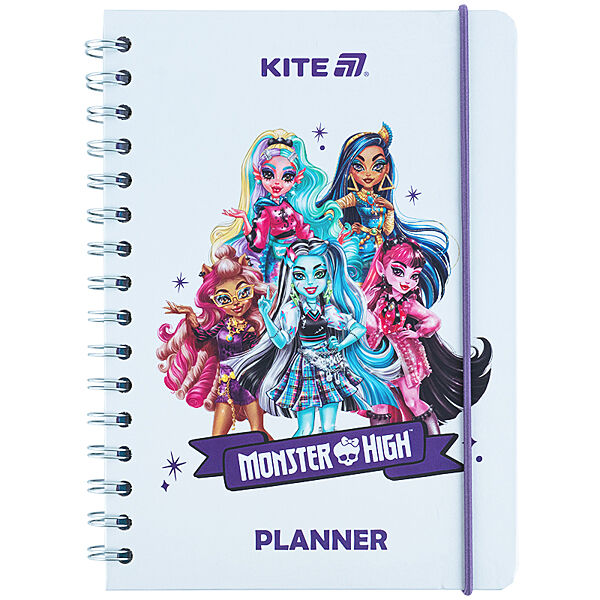 Щоденник на спіралі Kite Monster High MH25-438, тверда обкладинка