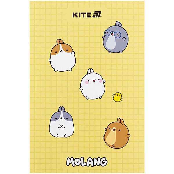 Блокнот Kite Molang ML25-193, термобіндер, А5, 64 аркуші, нелінований