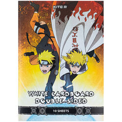 Картон білий Kite Naruto NR24-254, А4, 10 аркушів