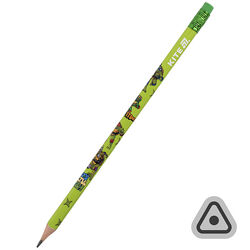 Олівець графітний тригранний з гумкою Kite Ninja Turtles NT25-046