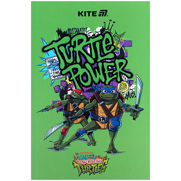 Блокнот Kite Ninja Turtles NT25-193-1, термобіндер, А5, 64 аркуші, нелінований