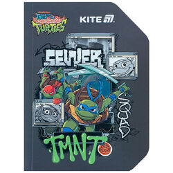 Блокнот Kite Ninja Turtles NT25-223, А6, 60 аркушів, клітинка