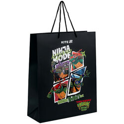 Пакет паперовий подарунковий Kite Ninja Turtles NT25-266, 26х32см