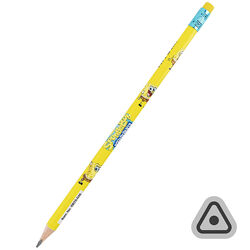Олівець графітний тригранний з гумкою Kite Sponge Bob SB25-046